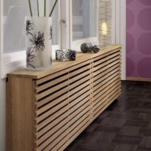 Dřevěné designové kryty radiátorů