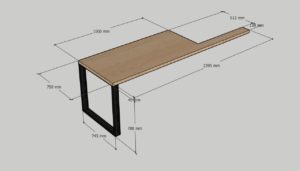 Atypické dubové stolové desky 4